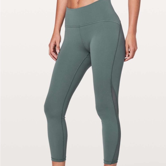 Lululemon Train Times 7/8 Pant *25" Sea Steel Size 4 - Picture 4 of 10